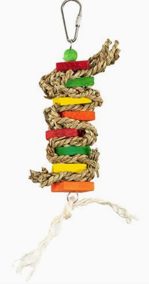 Square Grass Stacks Bird Toy